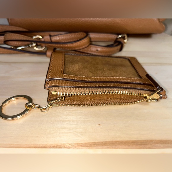 Coach Brown Leather cardholder/key wallet - Picture 3 of 4